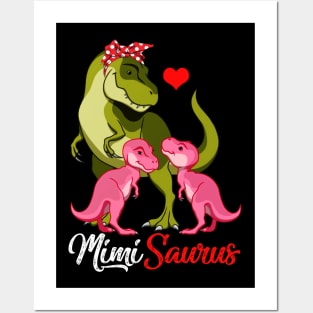 Mimisaurus T-Shirt T-rex Mimi Saurus Dinosaur Posters and Art